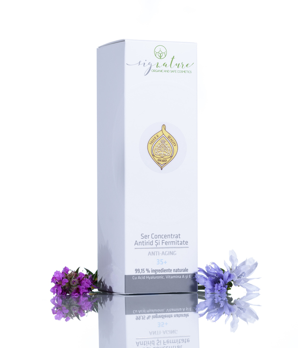 35+ Ránctalanító és Bőrfeszesítő Szérum, Hialuronsavval, A és E Vitaminokkal - 50 ml