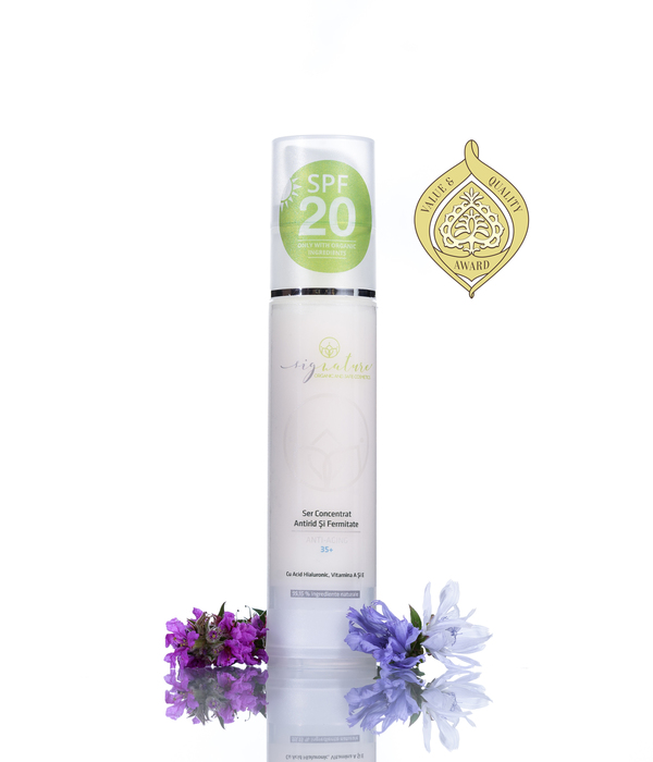 35+ Ránctalanító és Bőrfeszesítő Szérum, Hialuronsavval, A és E Vitaminokkal - 50 ml