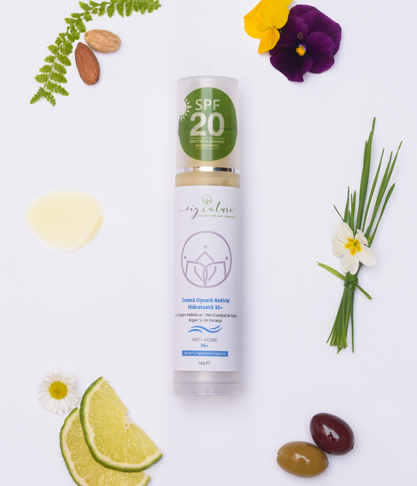 Cremă Ușoară Antirid - Hidratantă 35 + , 50 ml