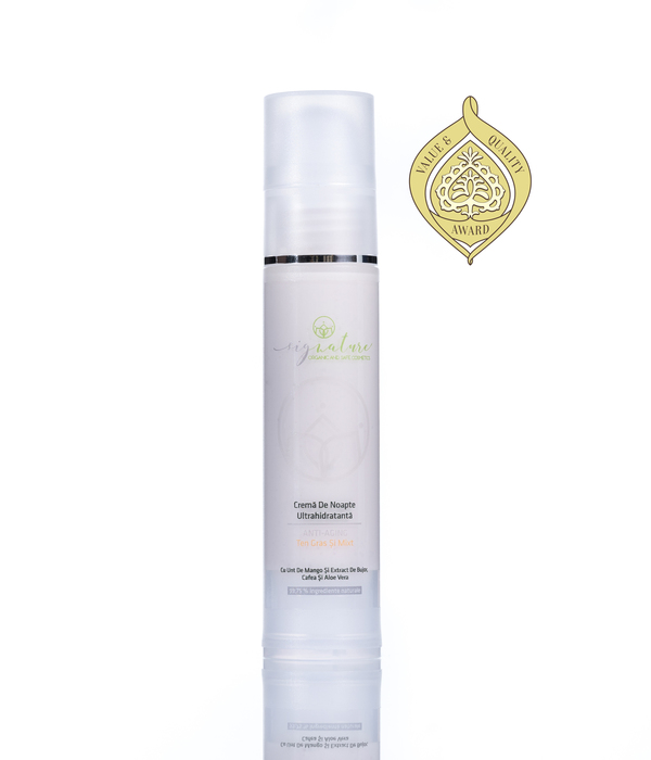 Cremă hidratantă de noapte pt. ten gras și mixt  